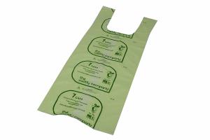 China EN13432 Eco Friendly Trash Bags , Biodegradable Litter Bags Easy Carry wholesale