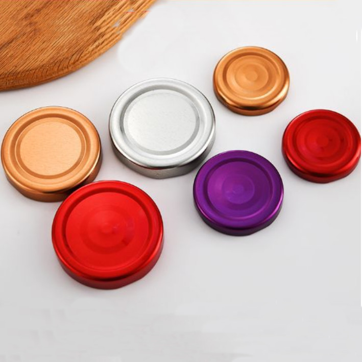50ml 75ml Luxury Glass Honey Jars Clear Round Pudding Glass Jar
