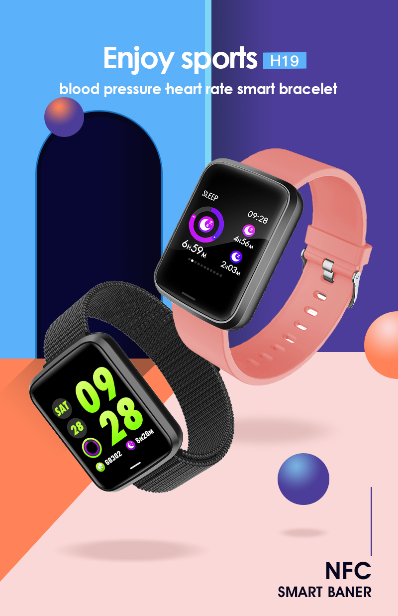 1.3inch Sport Touchscreen Smartwatch Reloj Inteligent SLIDER Square Dial