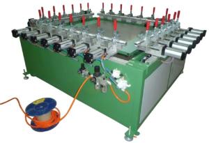 China Pneumatic Screen Mesh Stretching Machine wholesale