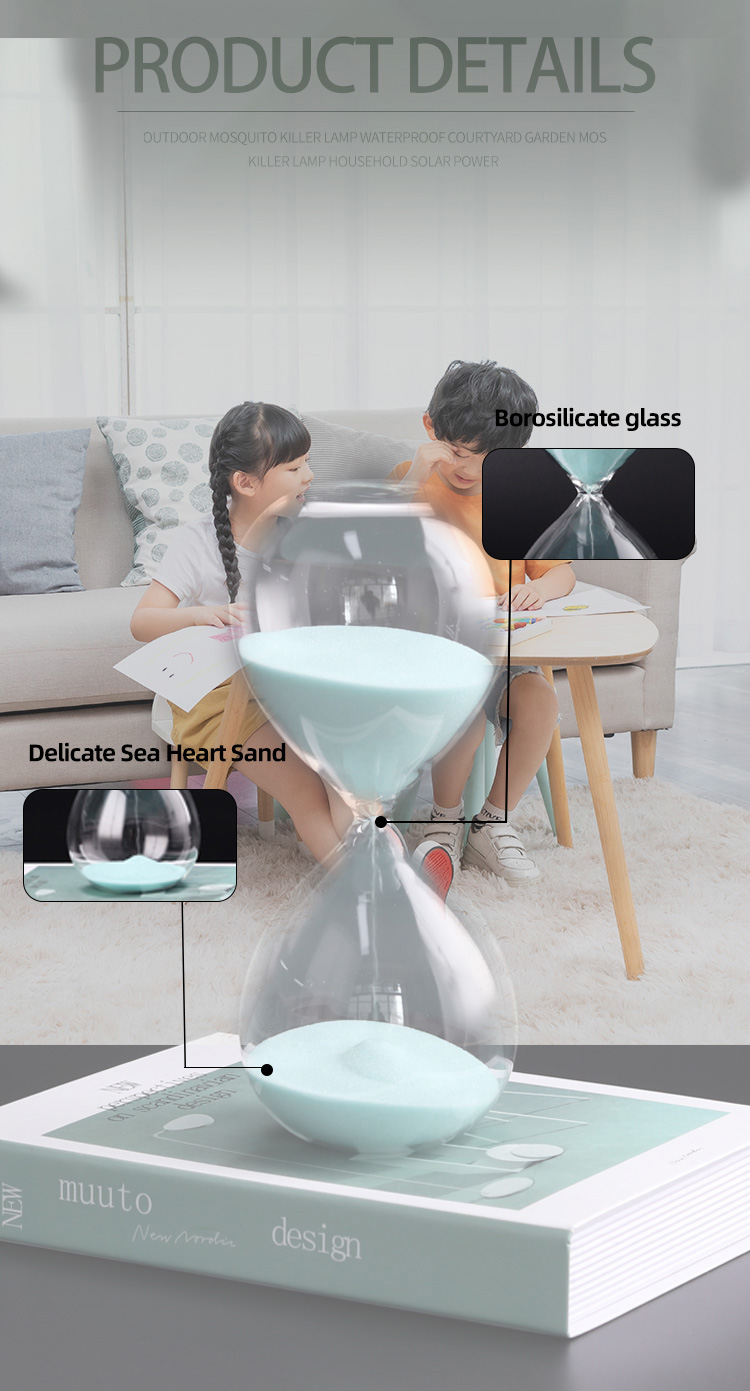 Sand Glass Timer Hourglass Blown Time Sand Clock For House Decoration