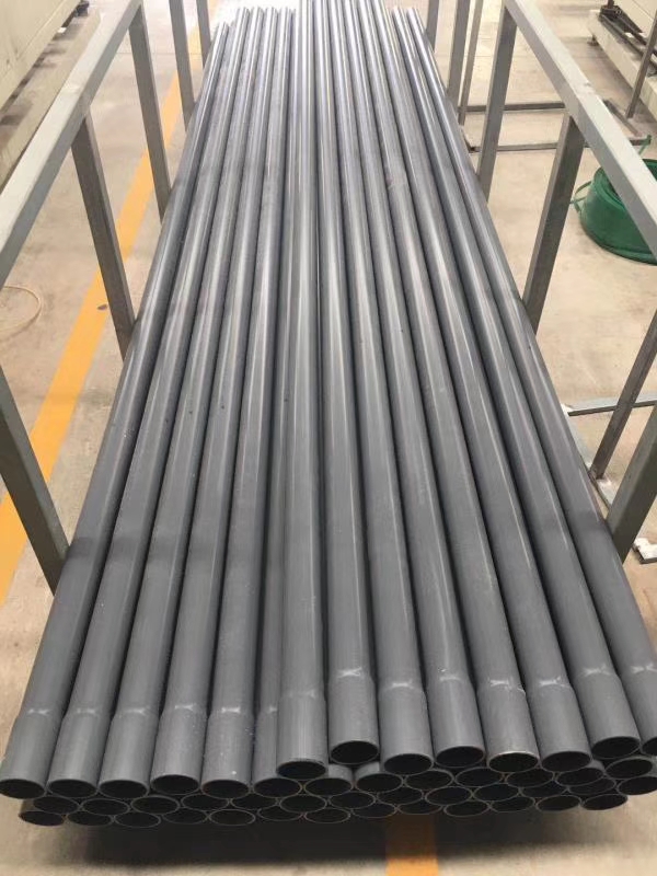 Plastic Rain Irrigation Pipe PN10 Water Flow PVC Pipe for Water Supply 2.9M/5.8M Length