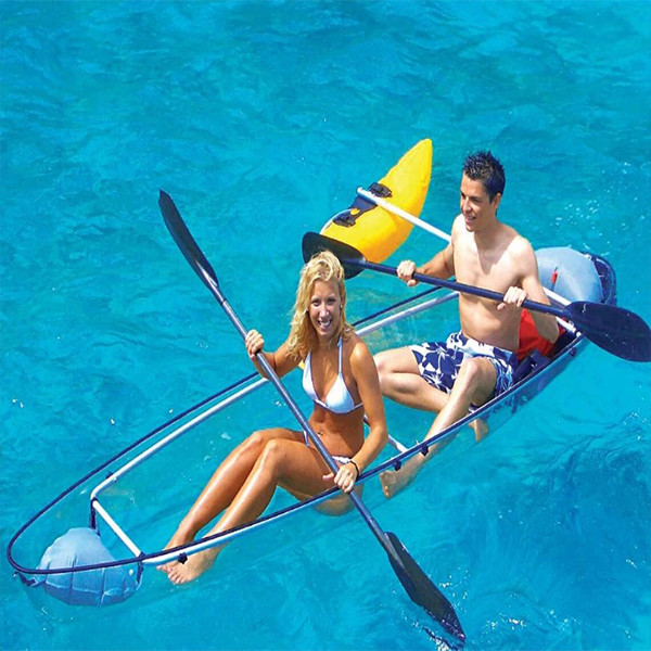 Transparent Plastic Small Fishing Boats, Unbreakable Polycarbonate Clear Lover