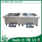 2015 home appliances double induction cooktop