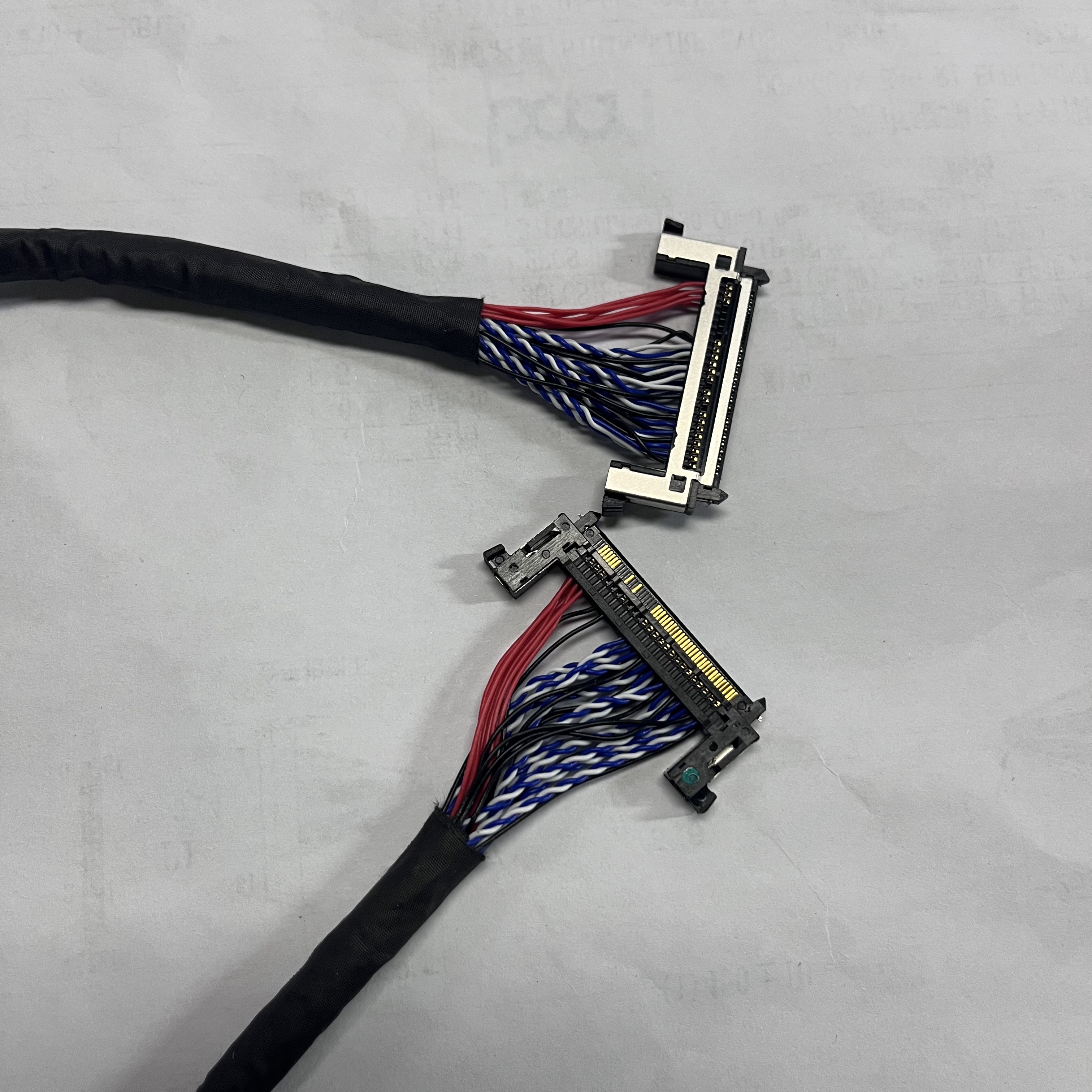 Advanced Custom Electrical Cable Assemblies 450mm With Acetate Cloth