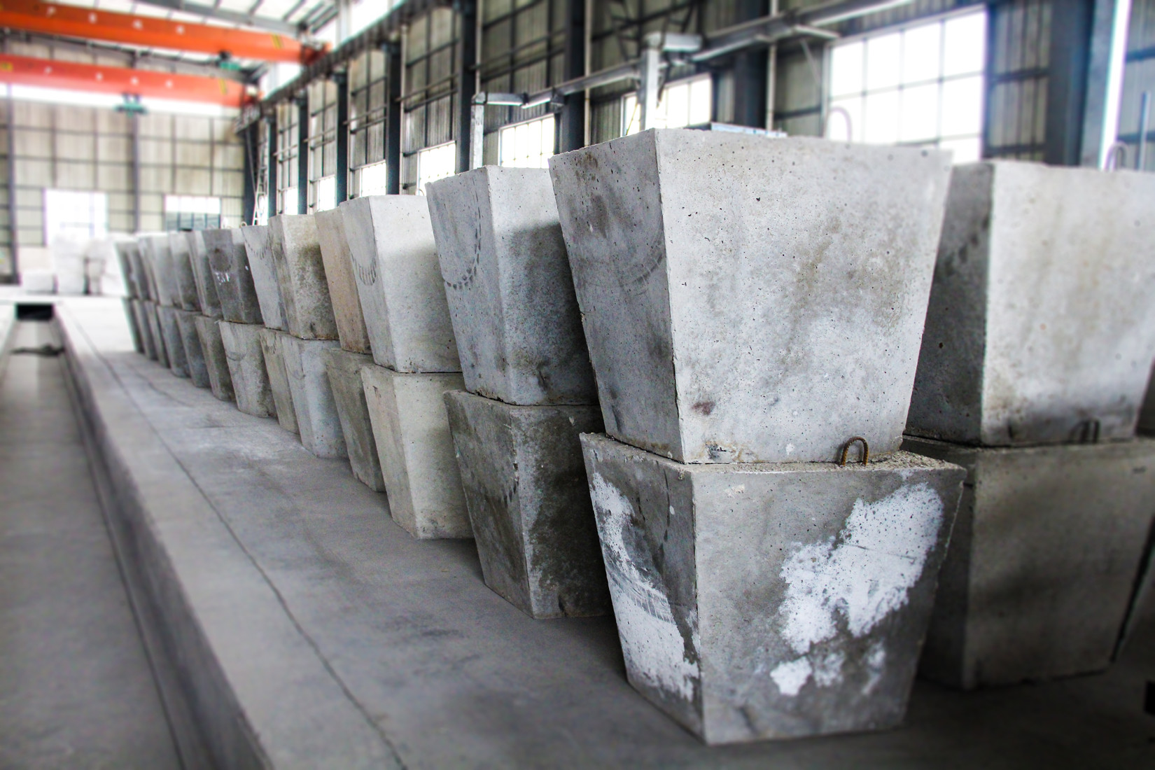 Tundish Stabilizers Prefab Concrete Blocks , Precast Retaining Wall Blocks