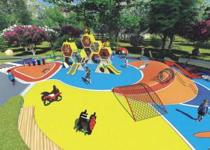 China Micro Terrain Outdoor Playground Equipment Garden Climbing Net wholesale