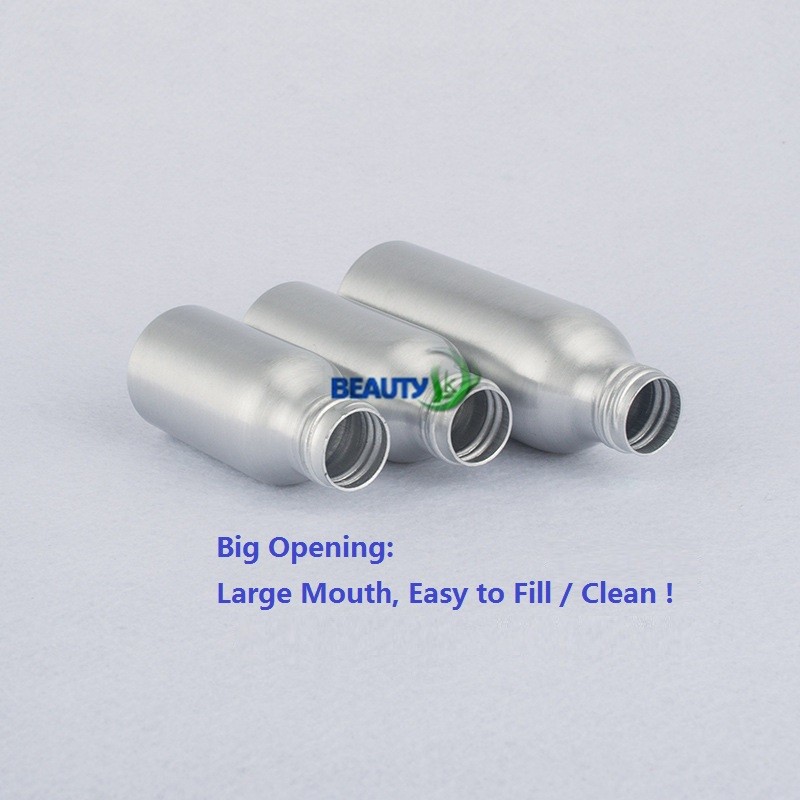 Cosmetic Perfume Aluminum Big Containers Toner Healthy Bottles with Spray Pumps