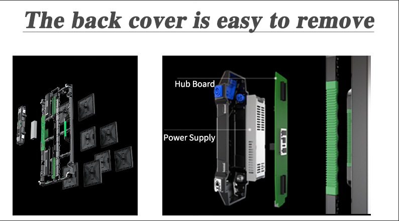 Photo Media Compatible 500x1000mm LED Flexible Rental Screen P3.91/P4.91 LED Video Wall Display with Flexible Design