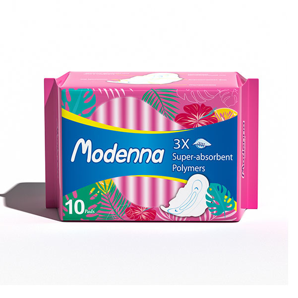 Soft Cotton Ladies Sanitary Pads Breathable Female Period Products