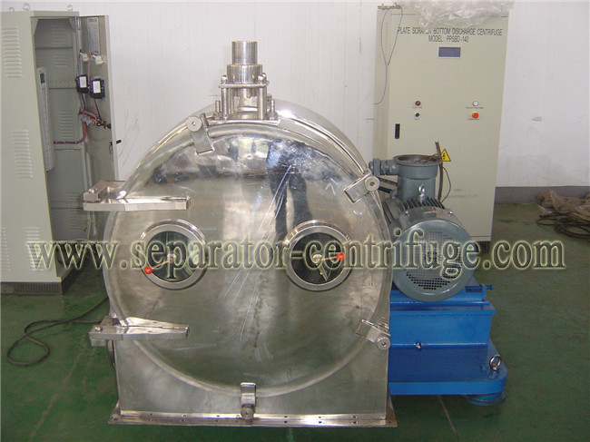 Horizontal Spiral Discharge PWC Food Separator - Centrifuge , Equipment For Suspension Liquid