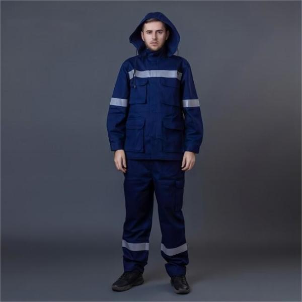 115gsm Waterproof Wear Resistance Safety Work Uniforms Safety Coveralls For