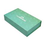 Color Printing Rigid Flip Cover Gift Box With Tissue Paper Skincare Packaging