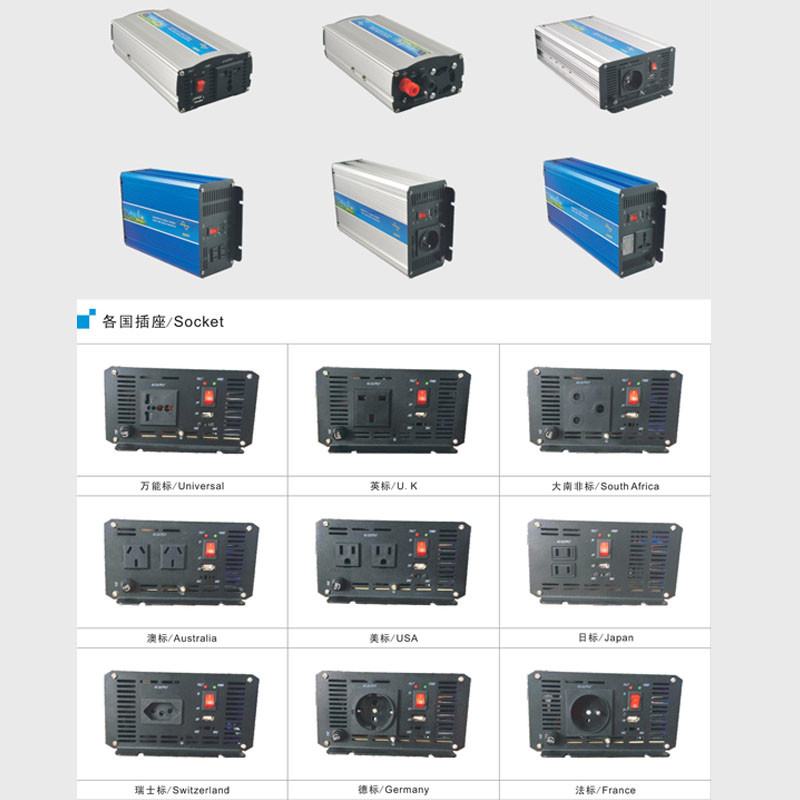 HanFong ZA150W 2015 Hot selling pure sine wave power inverter 150Watt 12v 110v 220v 50/60hz ZUNAU