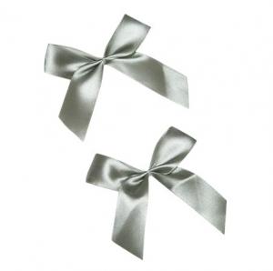 China High End Glitter Decorative SGS 2 Inch Personalized Satin Ribbon Gift Bows For Gift Box wholesale