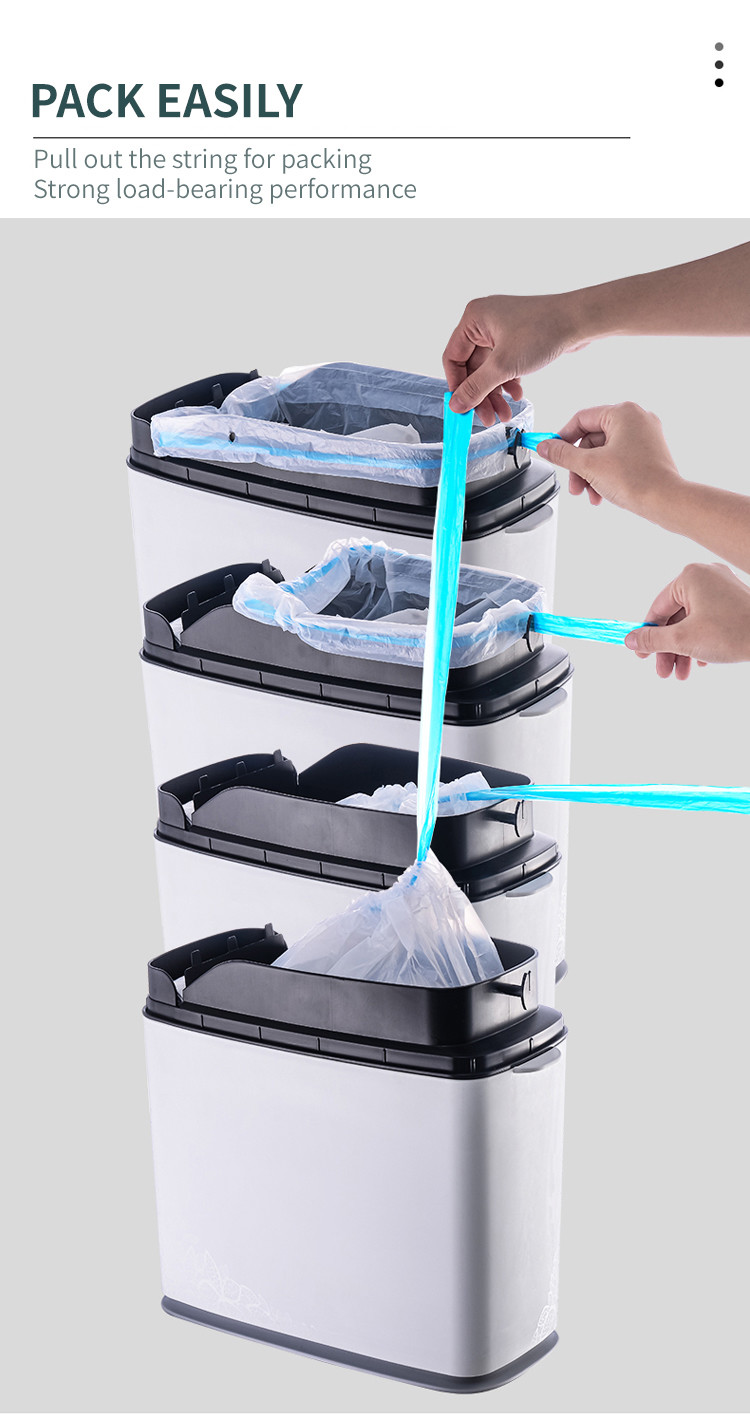 ABS Material 10L Intelligent Trash Bin Odor Free Space Free Design