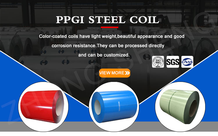 Coil Roll Ppgi and Ppgl Printed ppgi color coatedSteel Coil In Prime Prepainted Color Coated Steel Coil