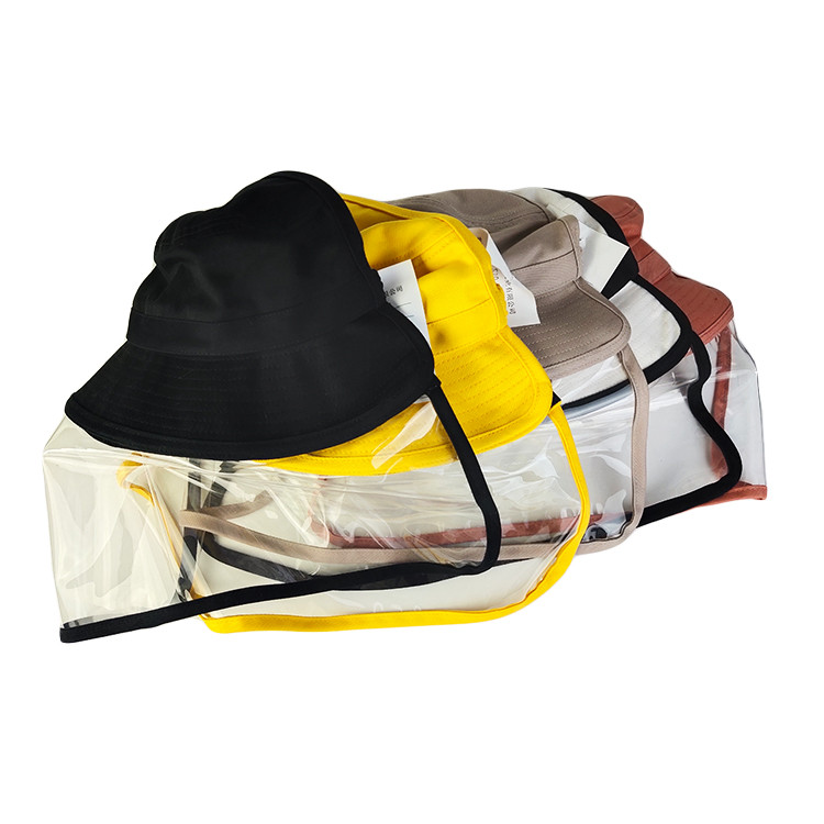 Multifunction Protective Hatswith PVC Face Visor Anti - Spitting Pollution Anti - Saliva Isolate Saliva Cap