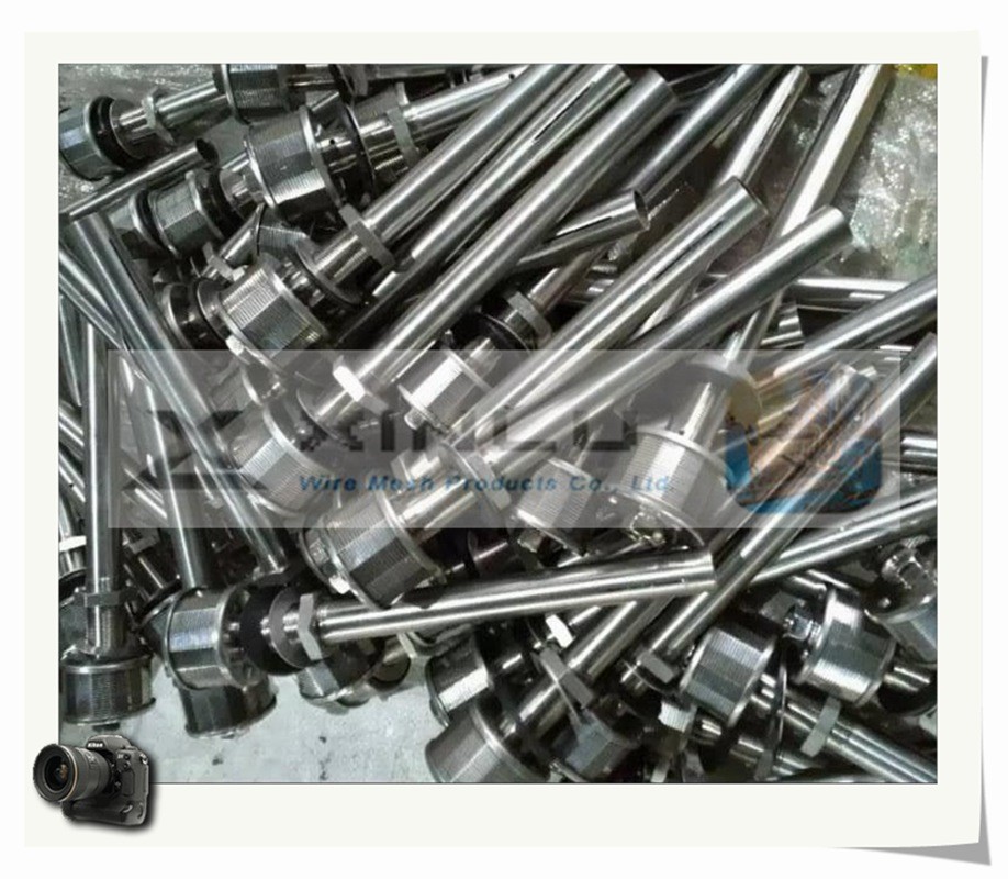Long-handle Stainless Steel Watr Filter Nozzle Johnson Screen Mesh with Wedge Wire