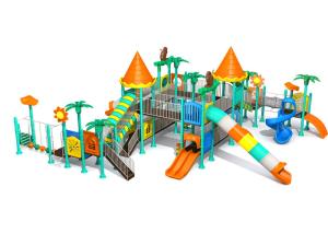 China Distinctive Square Children'S Play Park Equipment , Safe Kids Outdoor Playset wholesale
