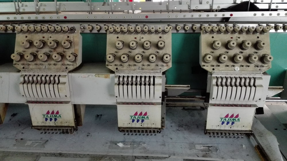 Tajima Used Commercial Embroidery Machine For Caps / Backpacks TMFD-G920