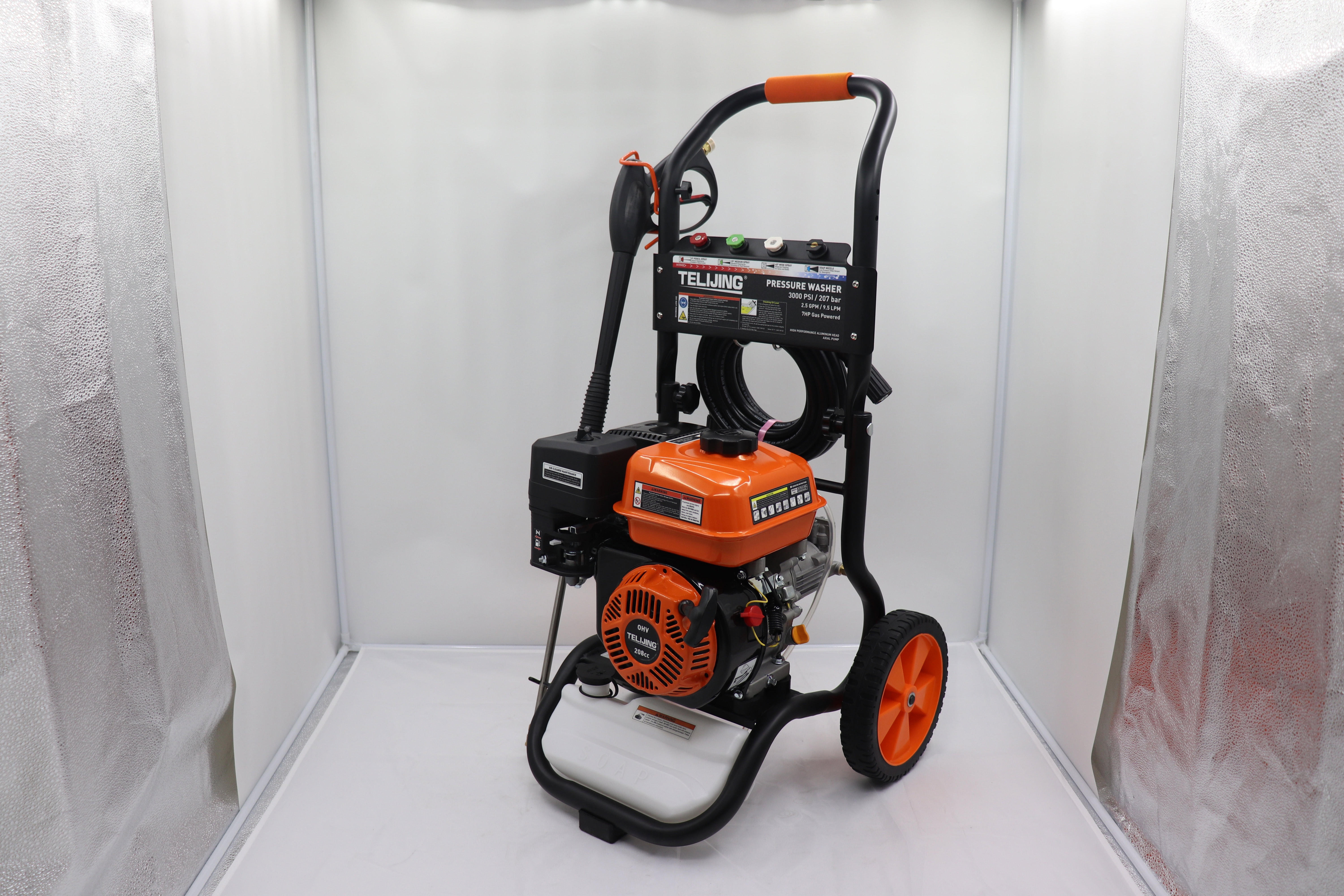 OEM Gasoline High Pressure Washer 2900PSI/200Bar with Cleaner and Max. Pressure 2.5Mpa