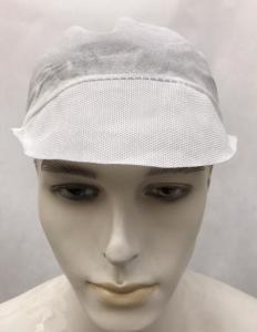 China 21 Inches Disposable Head Cap Disposable Hats Food Industry Use Anti Dust wholesale