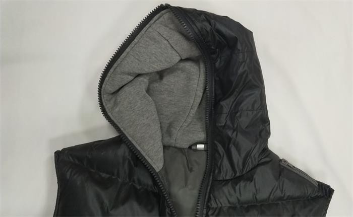 Polyester Padded Vest Mens 3x Puffer Vest Black Bubble Vest