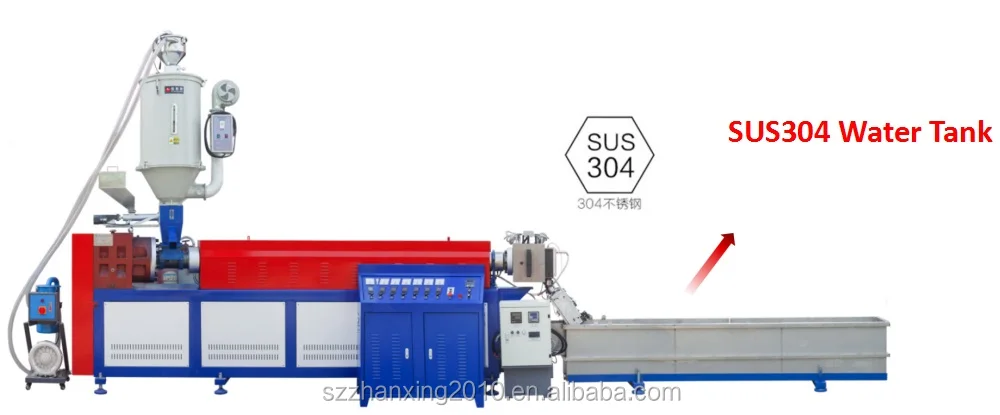 PP Single Screw Carton Box Plastic Strap Production Line For Granules