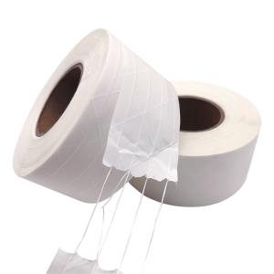 China White Gummed Kraft Paper Tape , Fiberglass Paper Packing Tape Water Activated Logo Printing wholesale