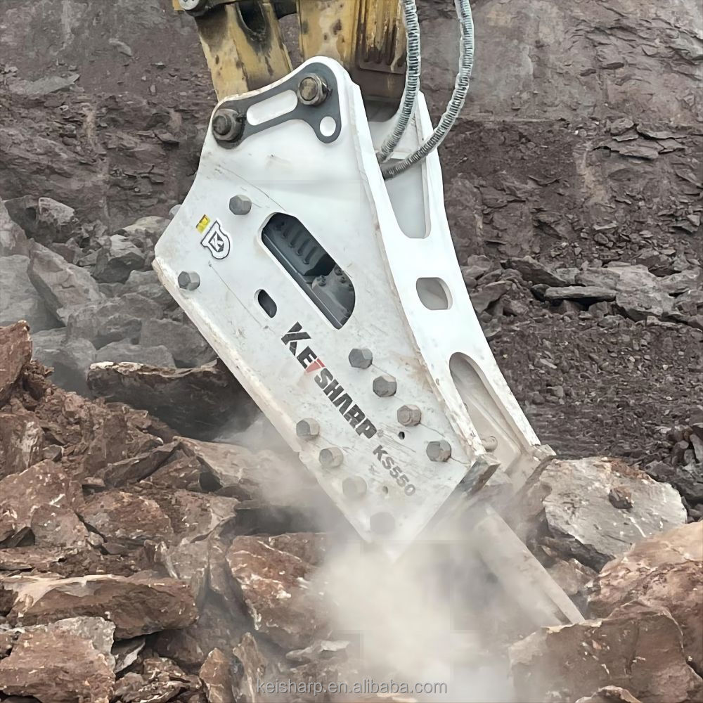 Wear Resistant Alloy Box Type Hydraulic Breaker KS550 For Construction