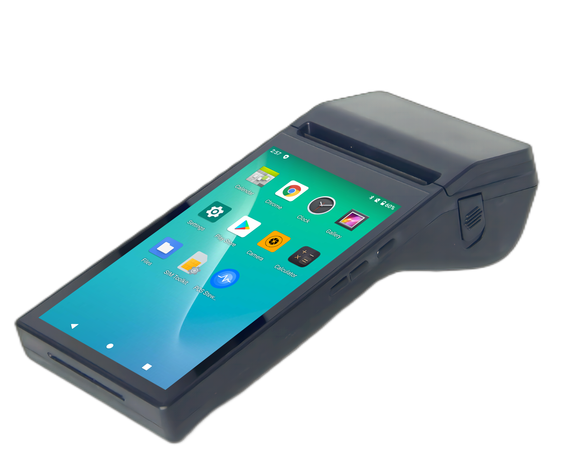 A7N Android 11 Handheld POS-Terminal with 7'' HD Screen and 80mm Thermal Printer Inbuilt