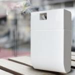 Portable 8W 300Cbm Plastic Scent Air Machine 12V1A
