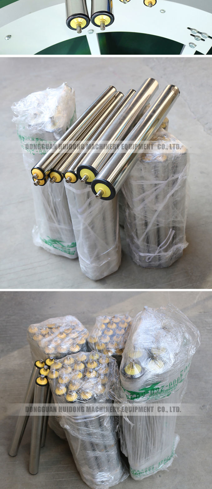 Stainless Steel Powered Lineshaft Roller Conveyor High Efficiency For Transportation