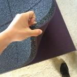 Anti Slip Non Toxic Gym Rubber Floor Mat Tile 10 - 20mm Wear Resistant