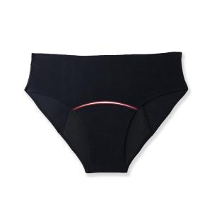 China Four Layer Period Panties Underwear Polyester Seamless Mid Waist Plus Size Underwear wholesale