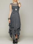 Oem Apparel Manufacturers Women'S Sleeveless Lace Floral Elegant Cocktail Dress