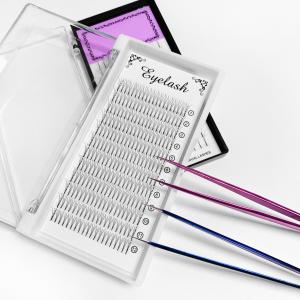 China Custom Lightweight Russian Volume Eyelash Extensions 100% Handmade Craft wholesale