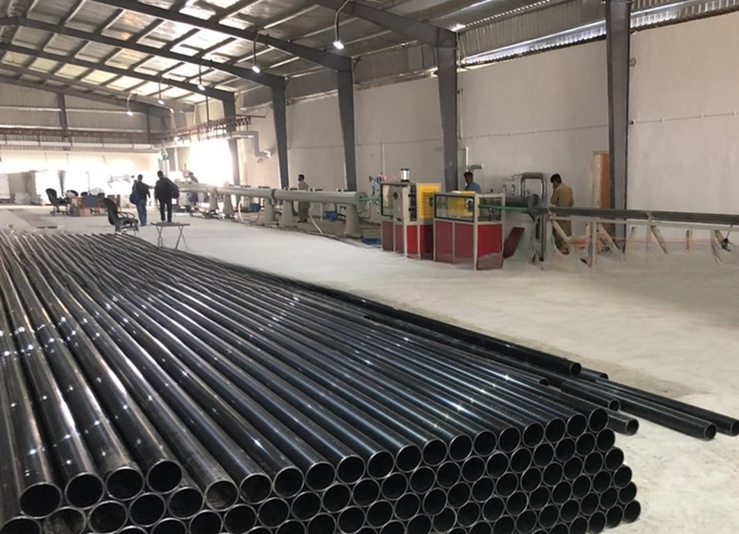 HDPE Water Supply Pipe Extrusion Production Line 50-160 mm