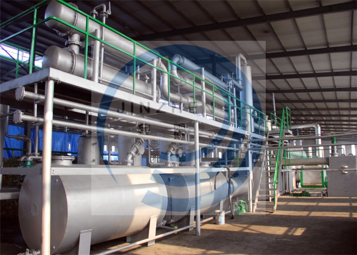 Continuous Waste And Tyre Plastic Pyrolysis Recycling Plant For Furnace Oil And Carbon Black