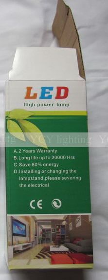 e27 Led lamps power 9 W