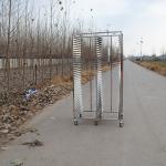 Stainless Steel Tray Rack Trolley For Food Drying 500 Pounds Capacity