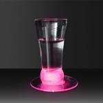 Transparent Round LED Coaster For Table Centerpieces, Weddings, Birthdays, KTV