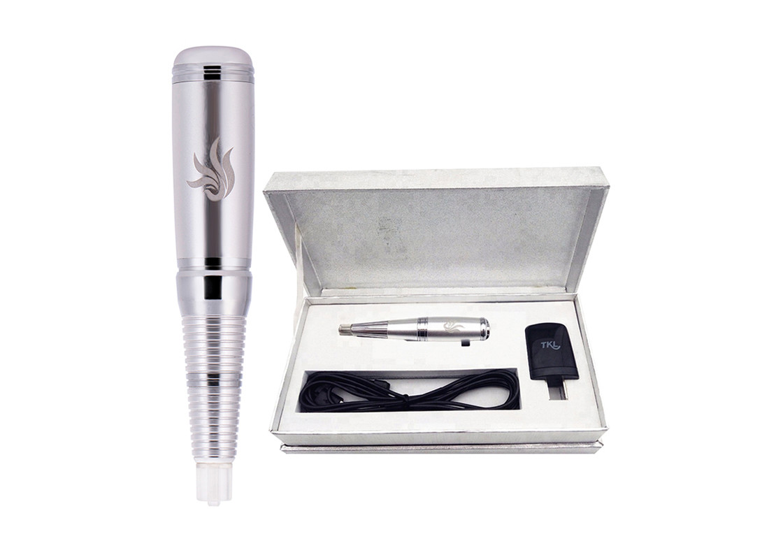 7.3V Silver 15000rpm Permanent Makeup Tattoo Kit For Eyebrow Eyeline Microblading Use