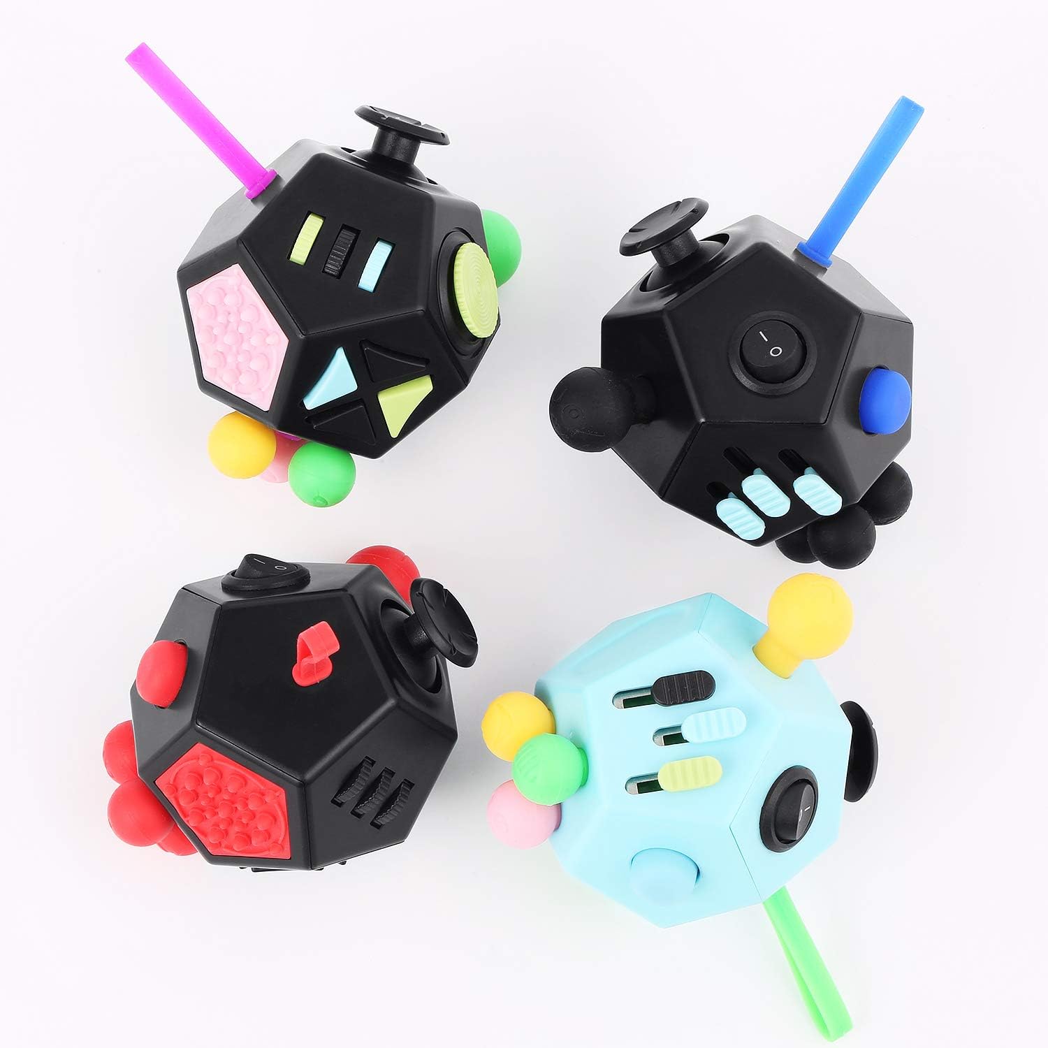 Other Classic Toys 12-Side Fidget Cube for Stress and Anxiety Relief