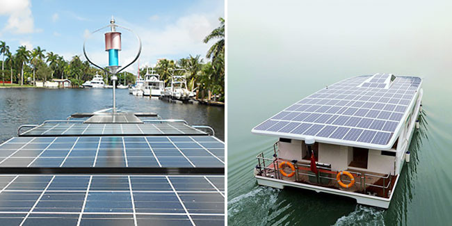 600W Vertical Wind Turbine With Solar Panels Moisture - Proof Design