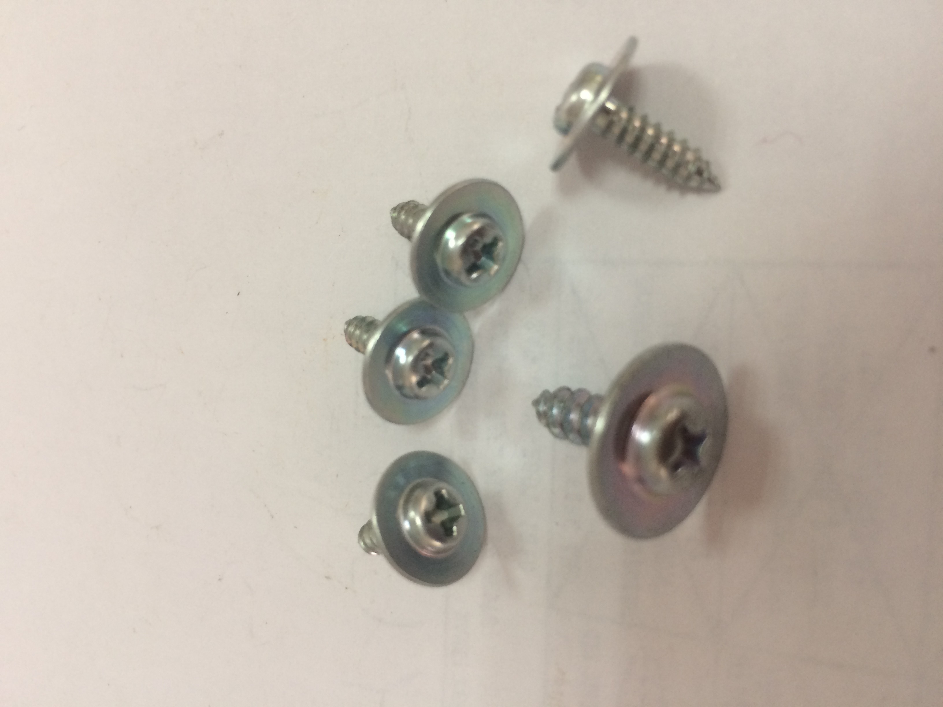 Stainless Steel Rounded Head Screws with Washer for Sheet Metal Pan Head SEM Self Tapping Screws