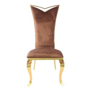 China Velvet Simple Chair - Light Luxury Design - 7kgs Gross Weight wholesale