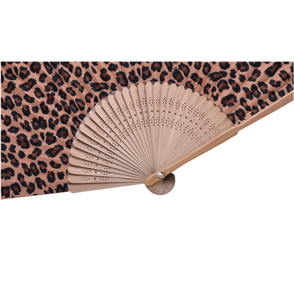 Eco Friendly Bamboo Small Folding Hand Fan Classic Custom Fabric Folding Fans