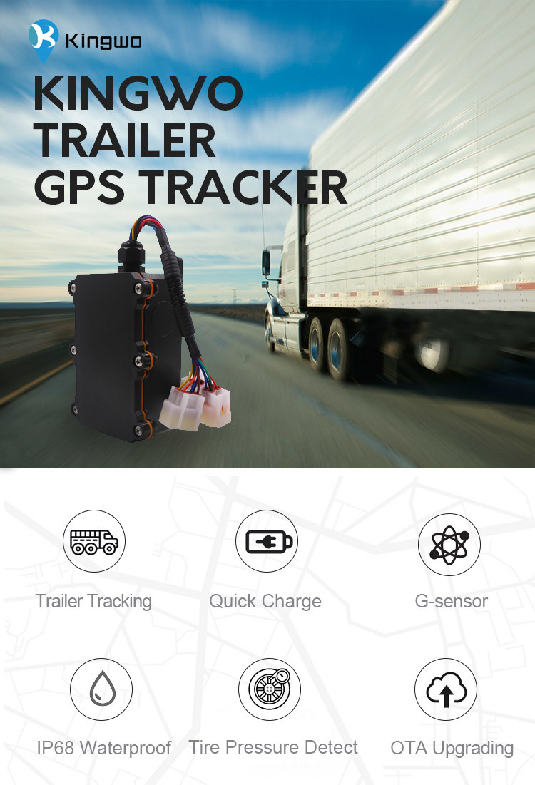 Quick Charge Container Semi Trailer GPS Tracker locator 2G IP68